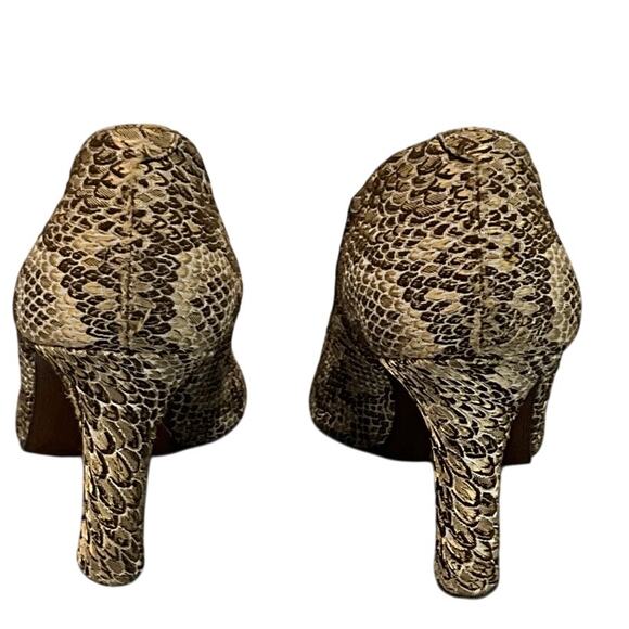 Kenneth Cole Vintage 90s Gorgeous Snake Skin Point Toe High Heel Women 7.5 B - Picture 9 of 11